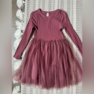 Cotton on marrón tutu dress